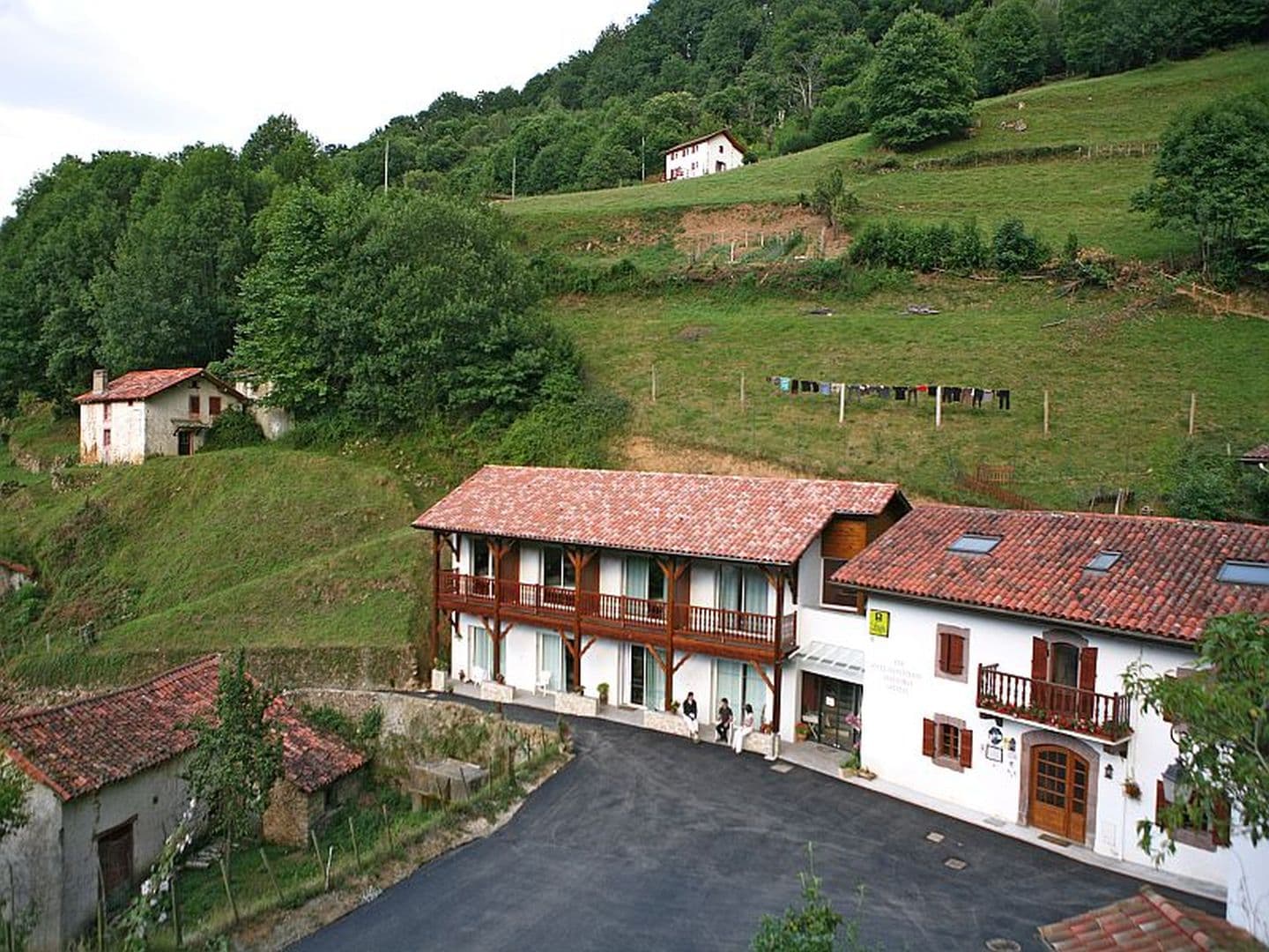 Hotel restaurant Erreguina - vue aérienne - Banca