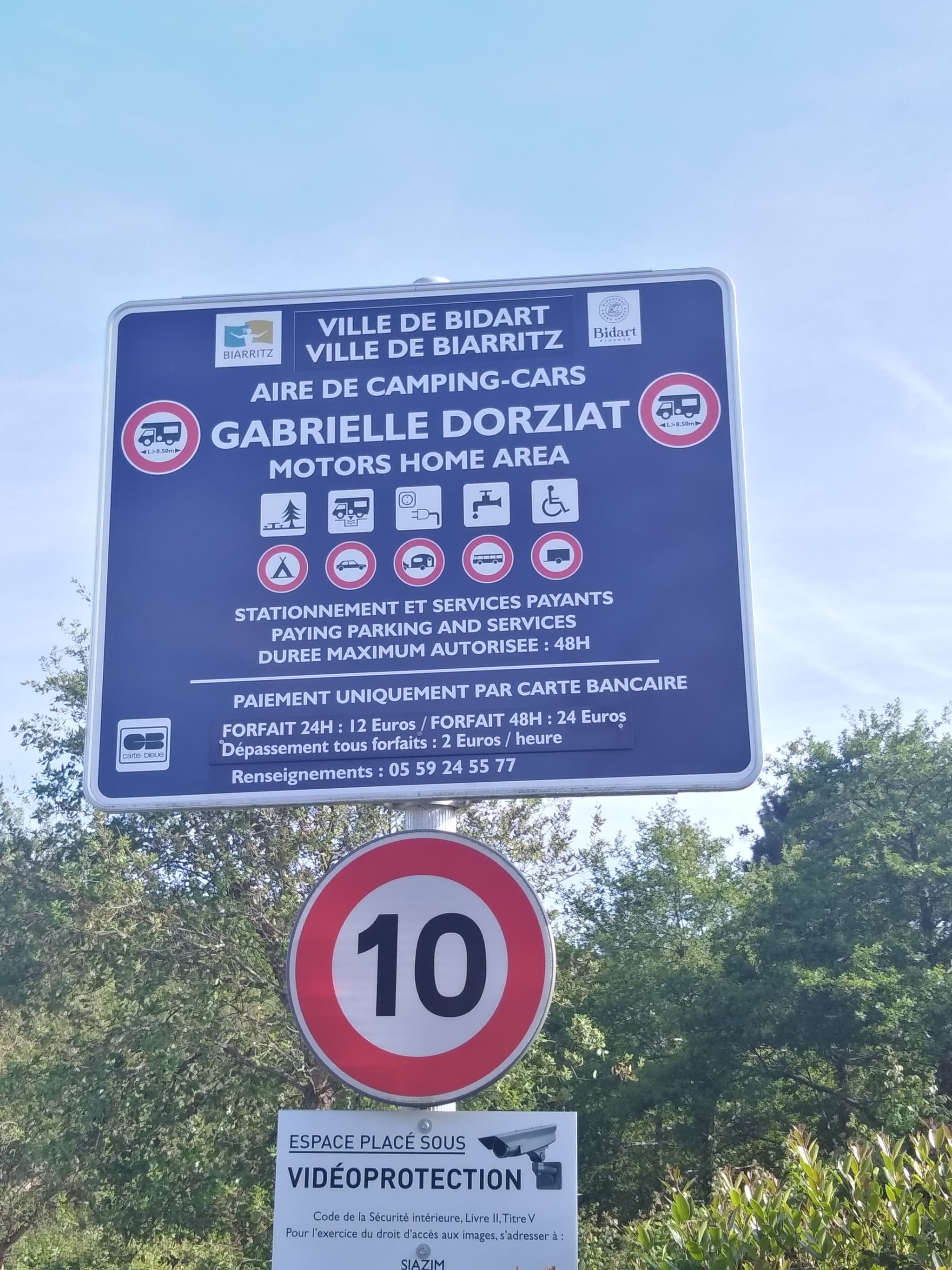 Aire de camping-cars Gabrielle Dorziat