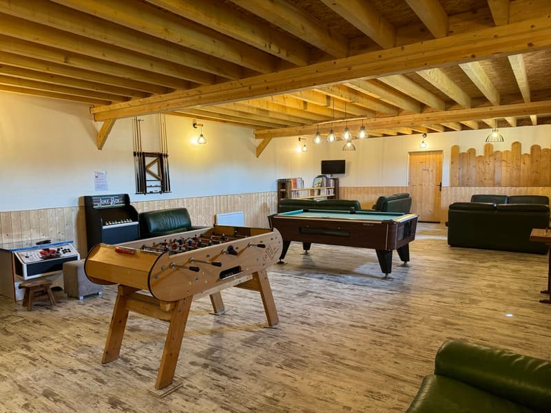 Les 4 Bastides (Ste Eutrope de Born) - salle de jeux