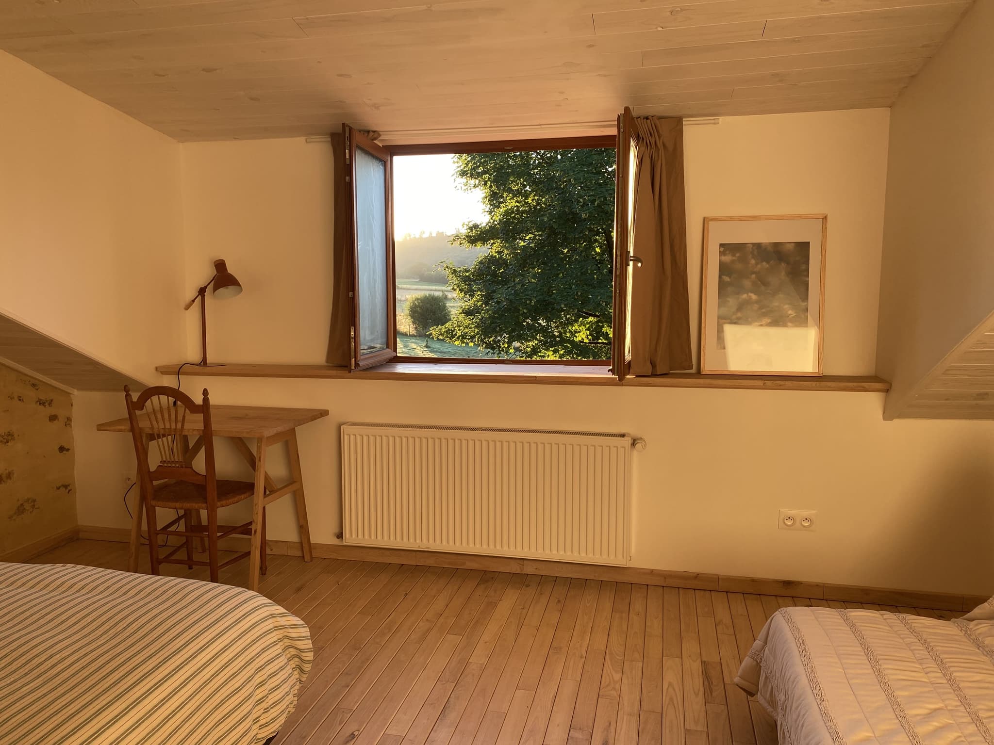 Vue depuis le lit