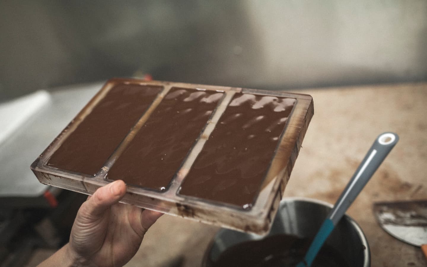 Transformation du chocolat