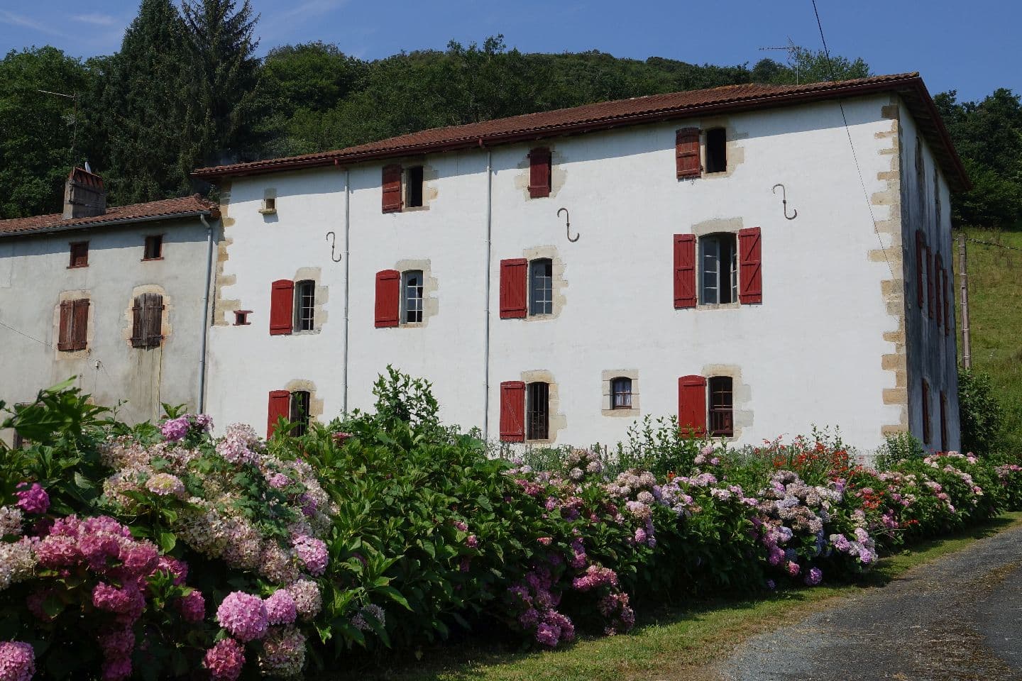 Ibarra-facade fleurie