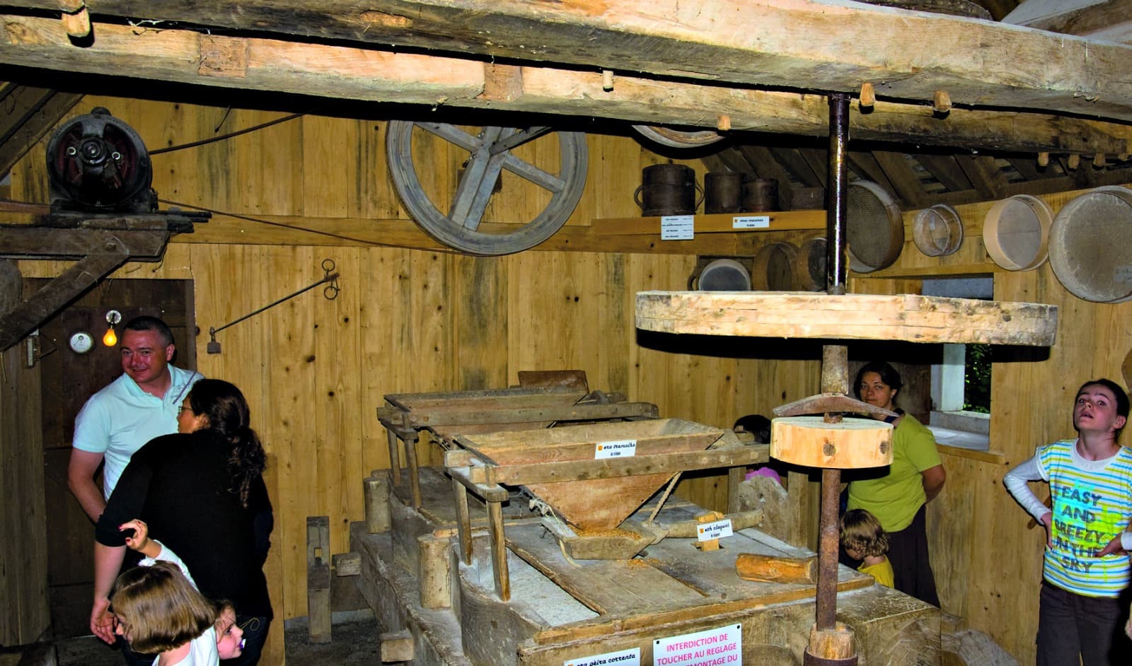 Intérieur du moulin