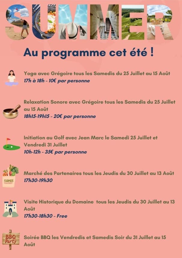 L'été au Domaine