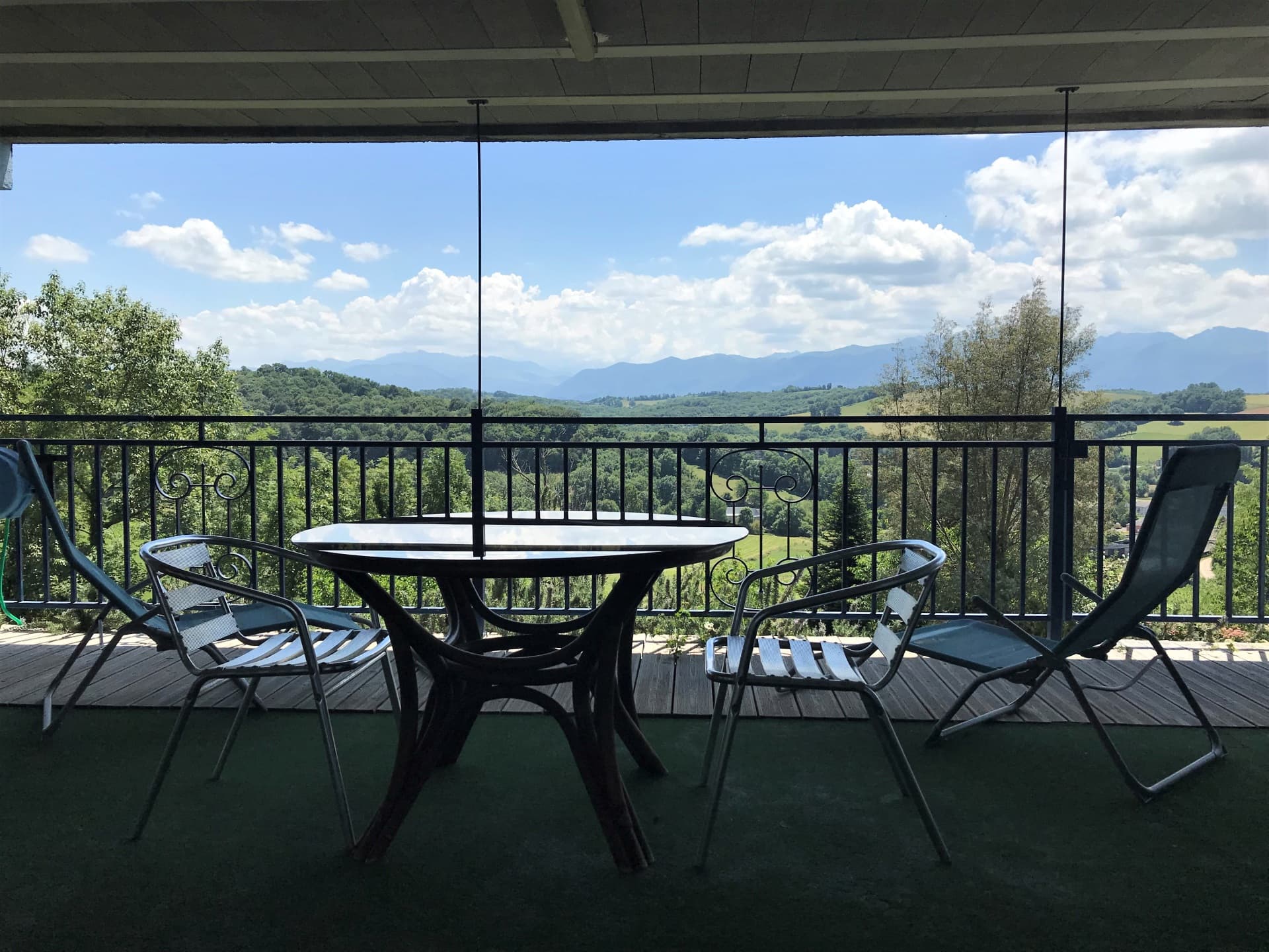 Terrasse couverte