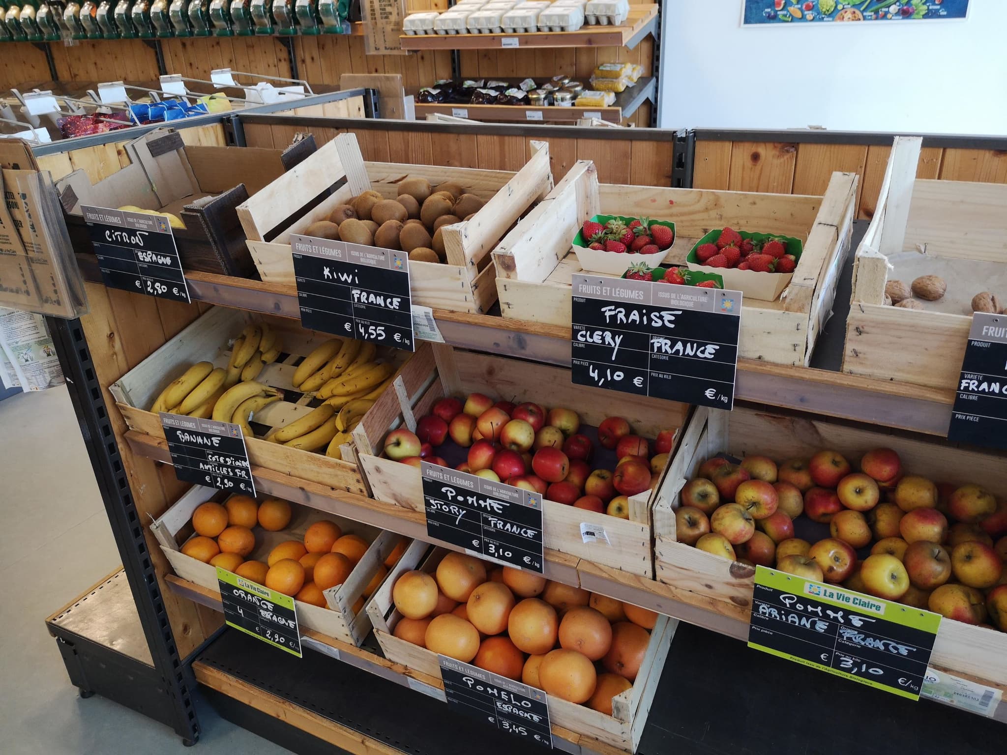 La Vie Claire magasin bio hendaye joncaux