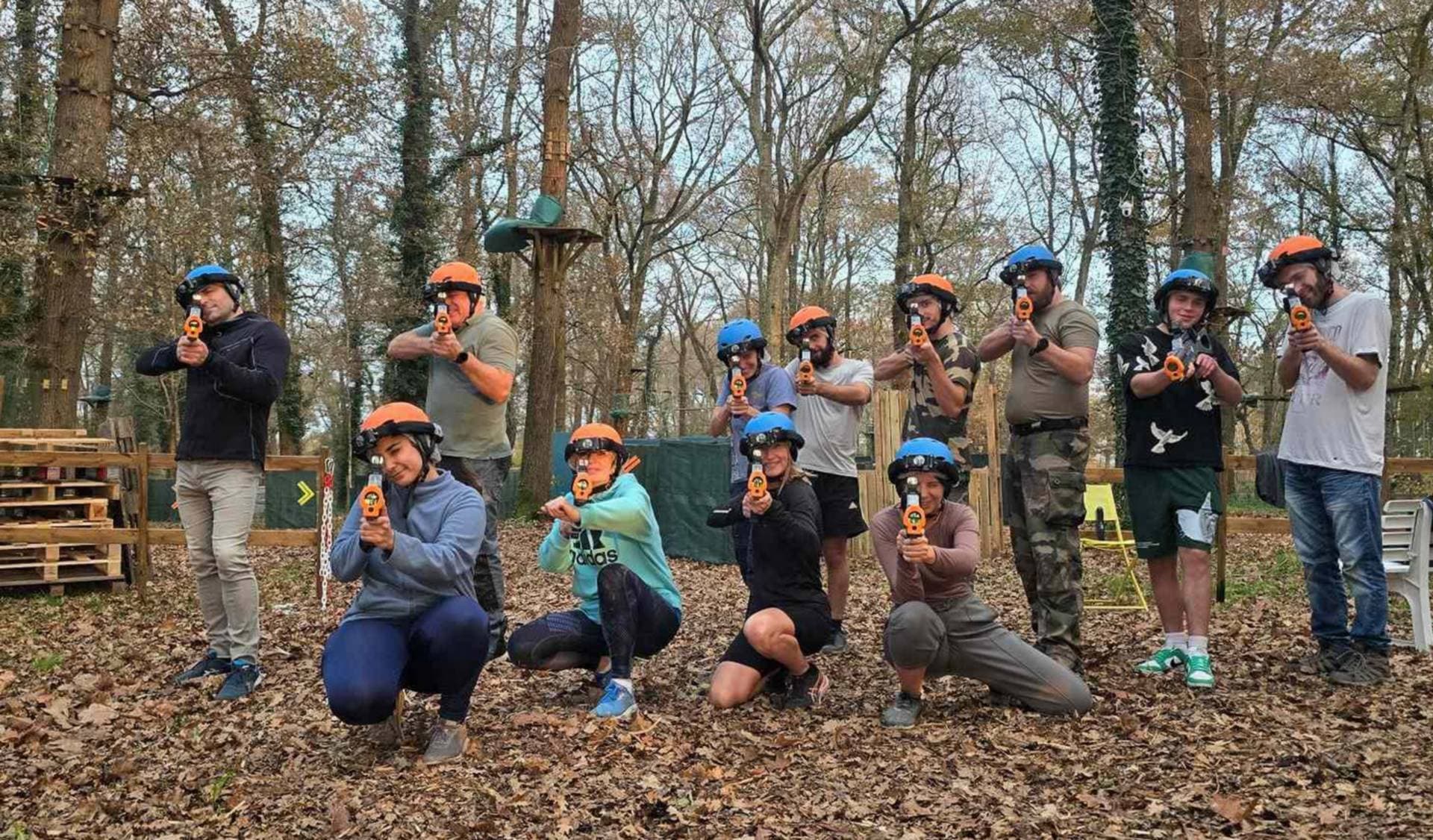 Lacq Aventure - Laser-Game-equipe