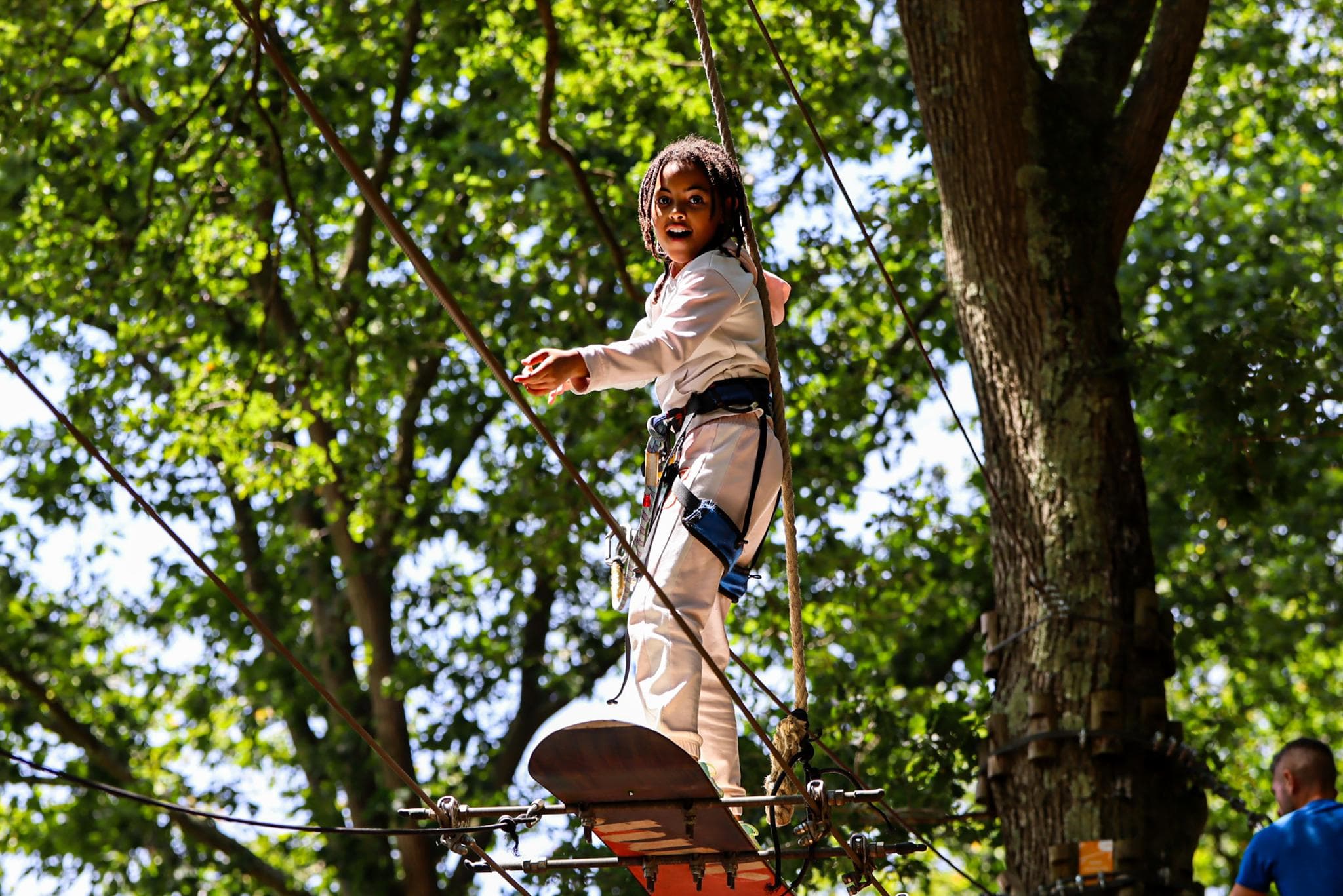 Lacq Aventure parcours accrobranche adulte enfant dans les arbres (15)