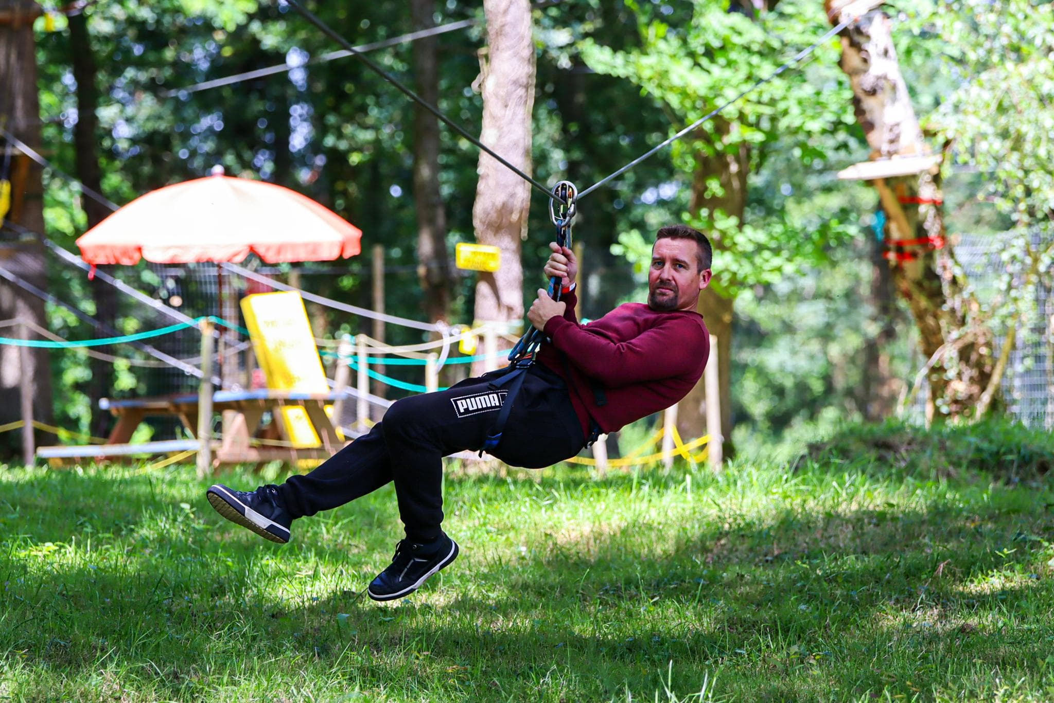 Lacq Aventure parcours accrobranche adulte enfant dans les arbres (16)