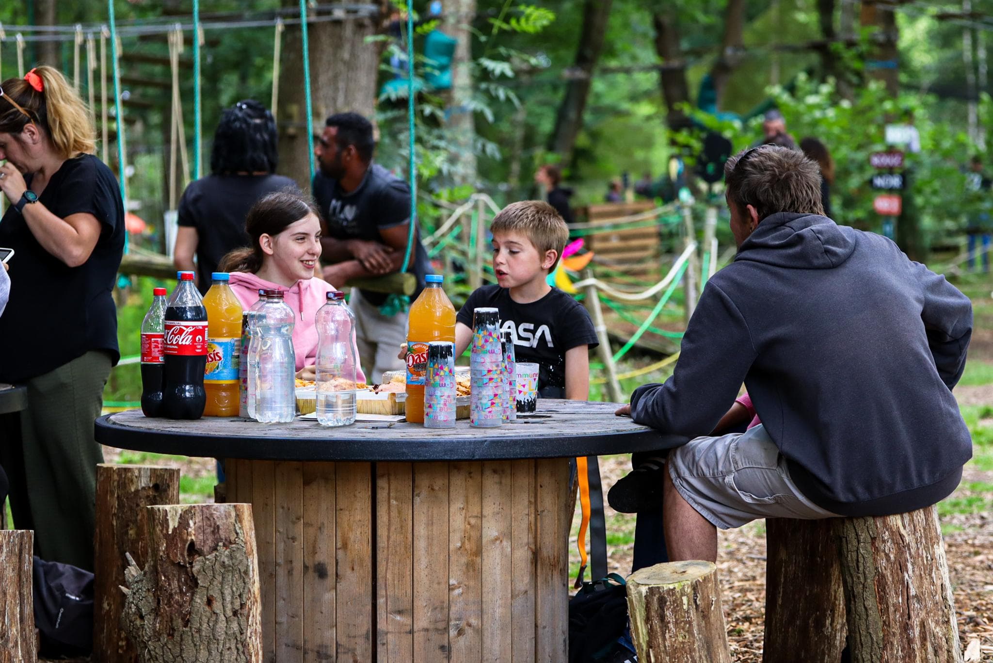 Lacq Aventure parcours accrobranche adulte enfant dans les arbres (19)
