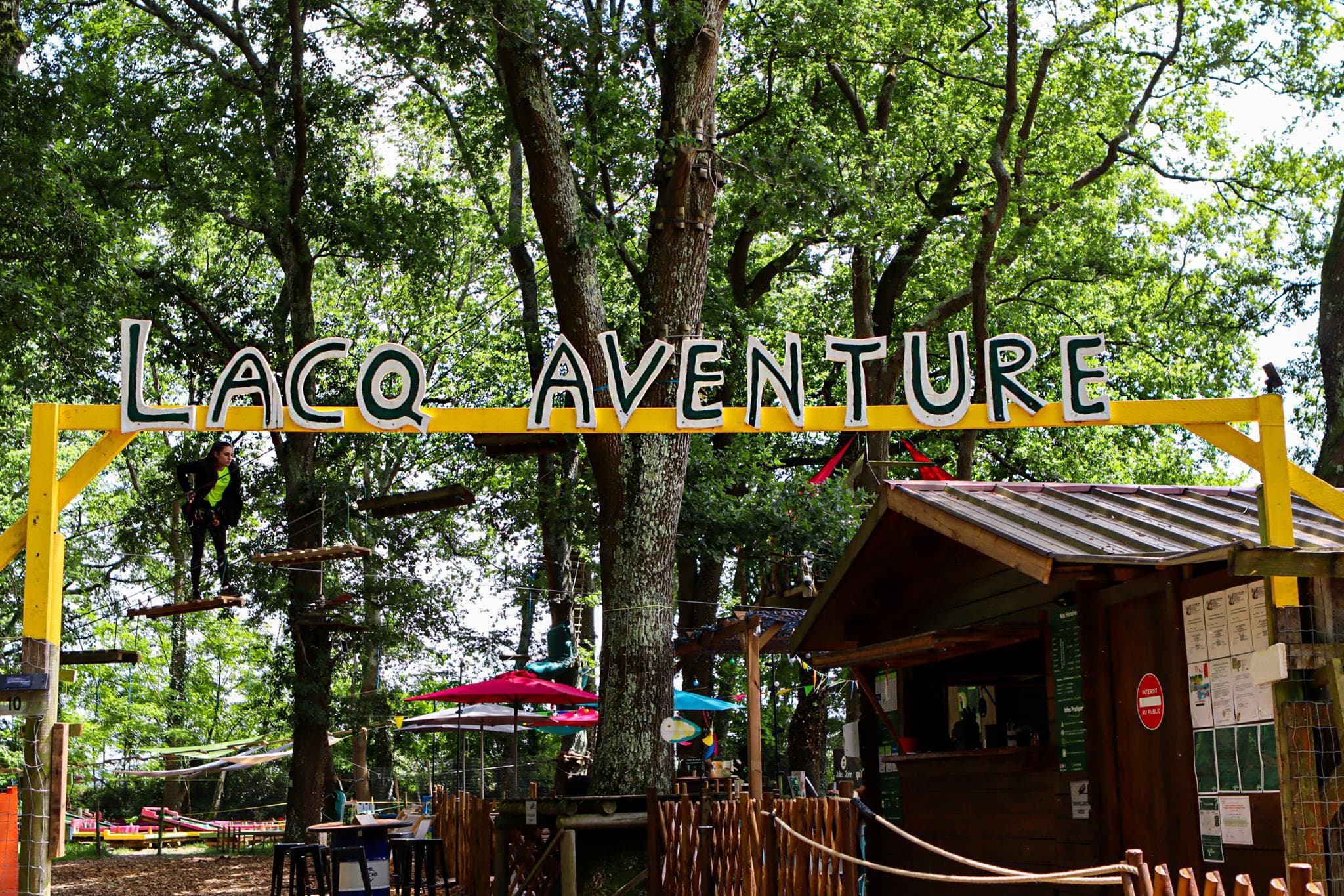 Lacq Aventure parcours accrobranche adulte enfant dans les arbres (5)