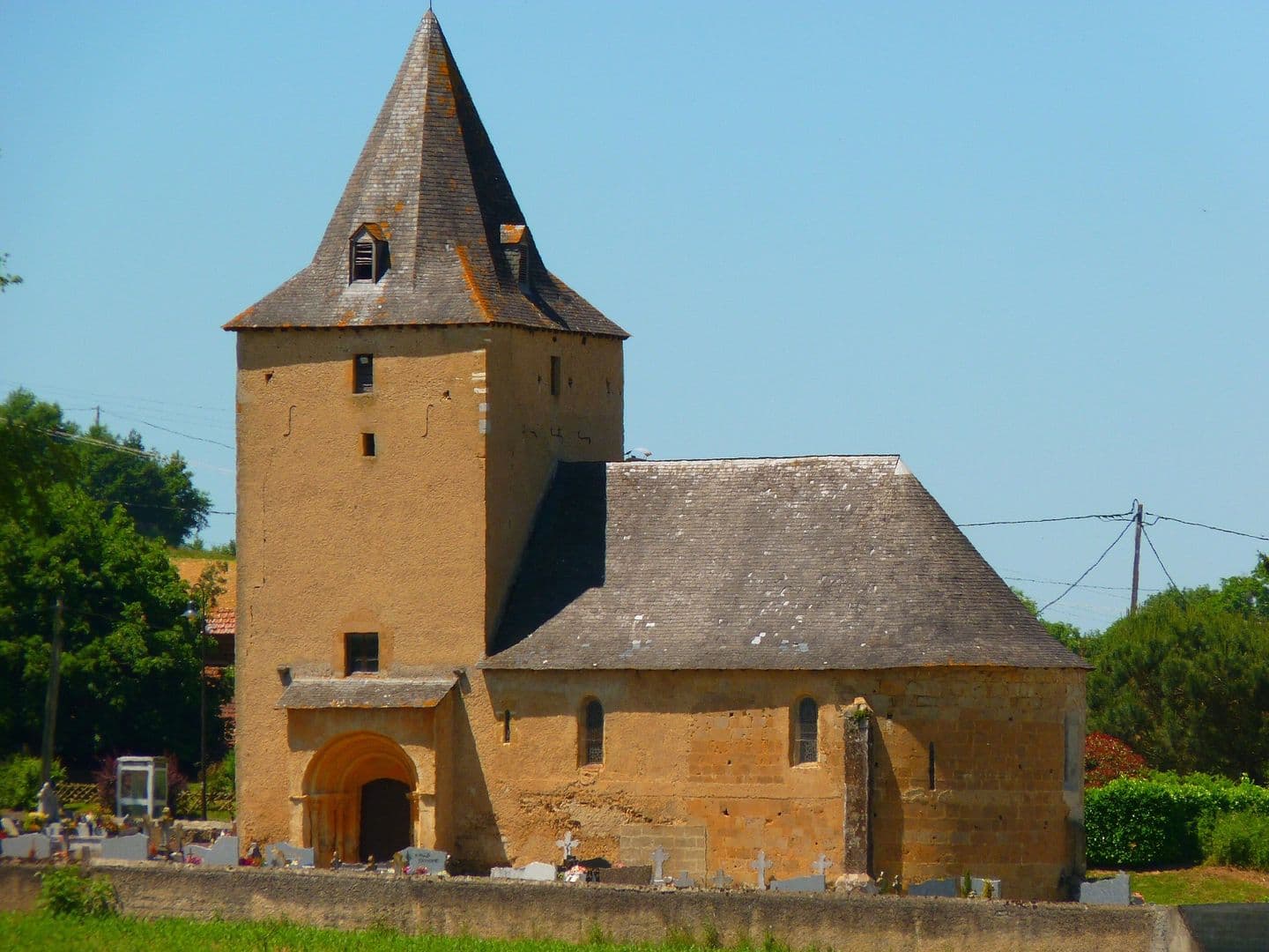 Lannecaube église St Pierre @ Coteaux Béarn Madiran (11)