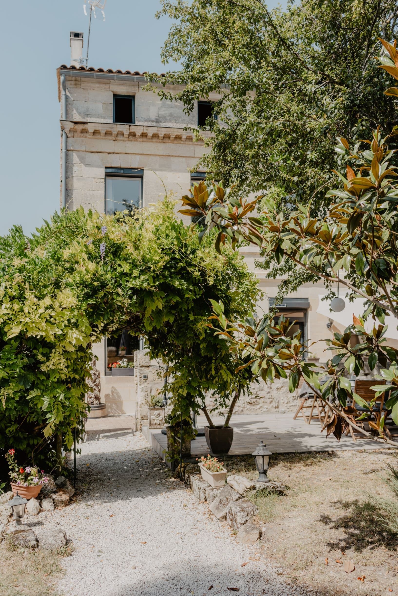 Le Coeur des Vignes à Pauillac en été