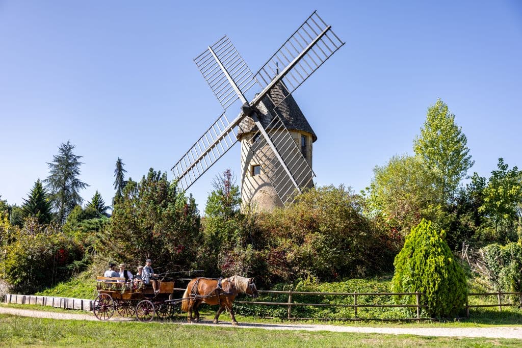 Le Moulin et la calèche