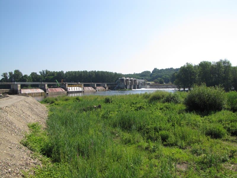 Le barrage de Mauzac, à prospecter en hiver