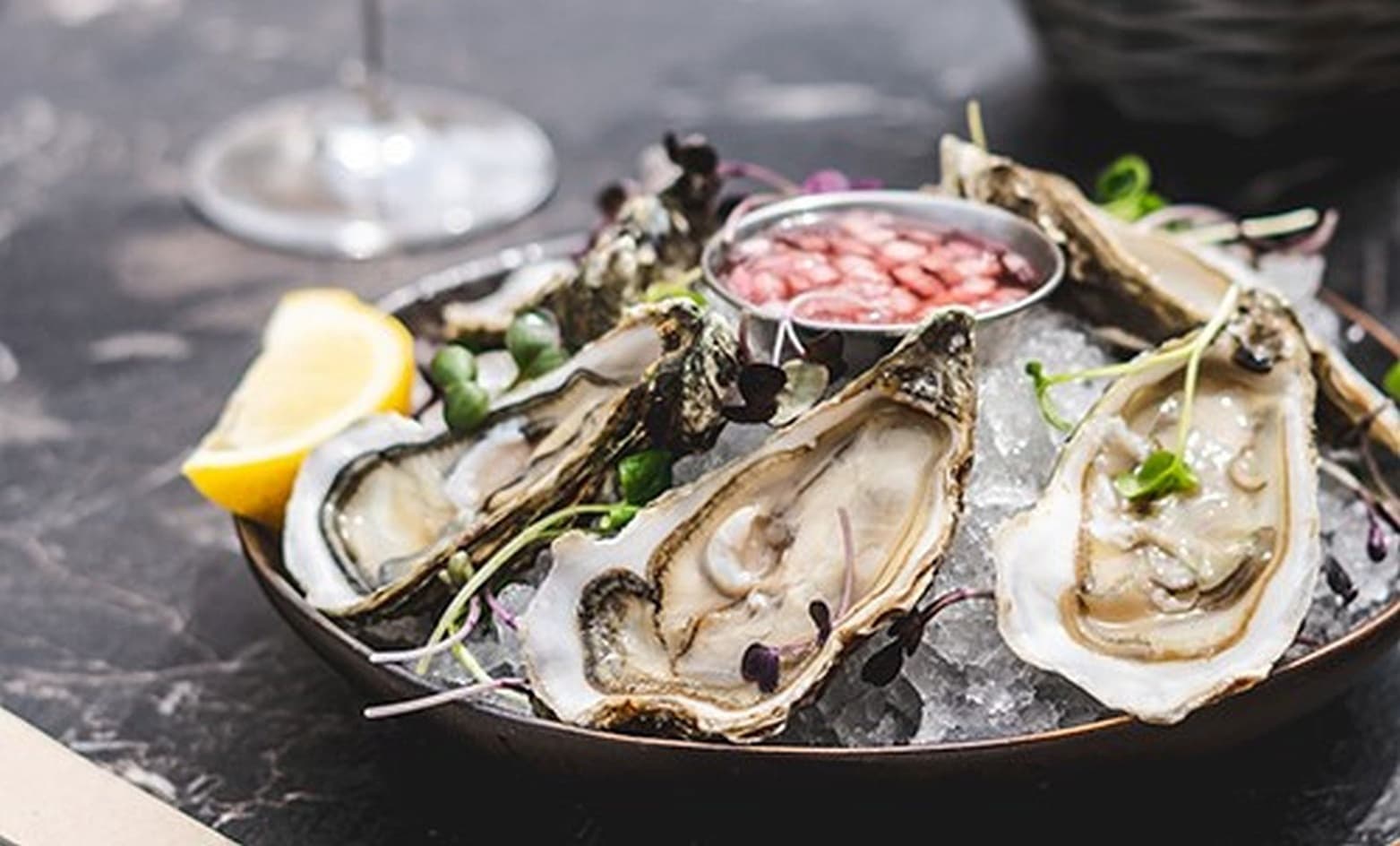 Le bistroquet plat de présentation Huitres
