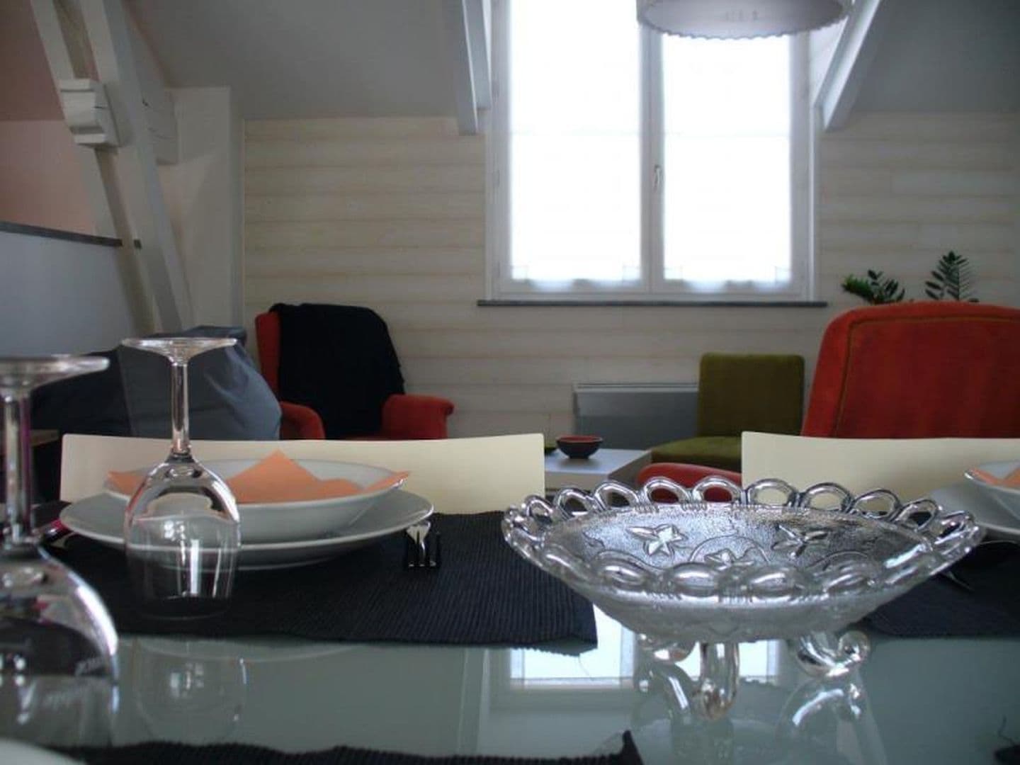 Location Cabrol - Vue table couvert - St Jean Pied de Port
