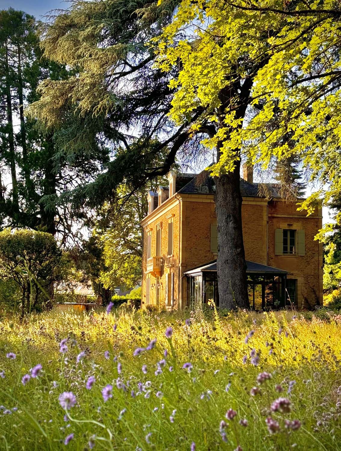 Maison depuis la prairie - Le Temps Retrouvé Sarlat