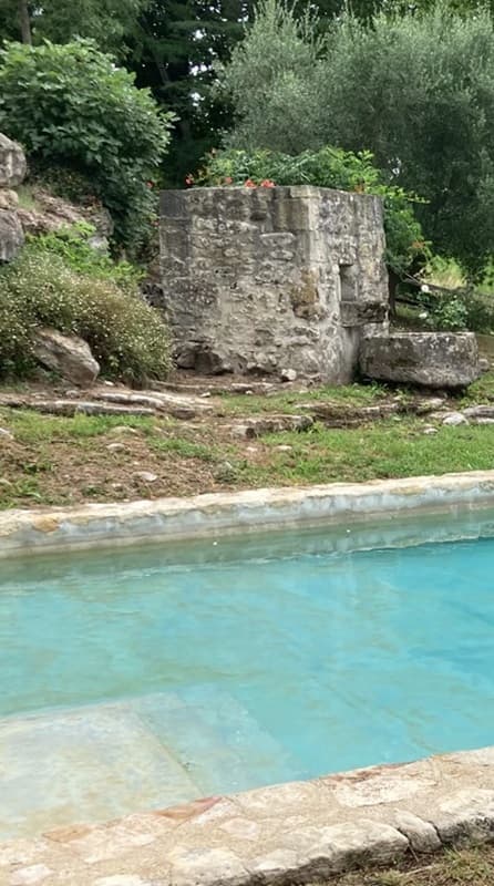 Maison vieille - piscine