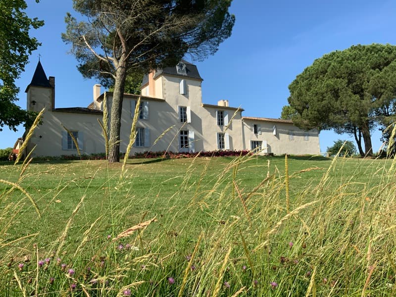 Façade domaine de Malagar