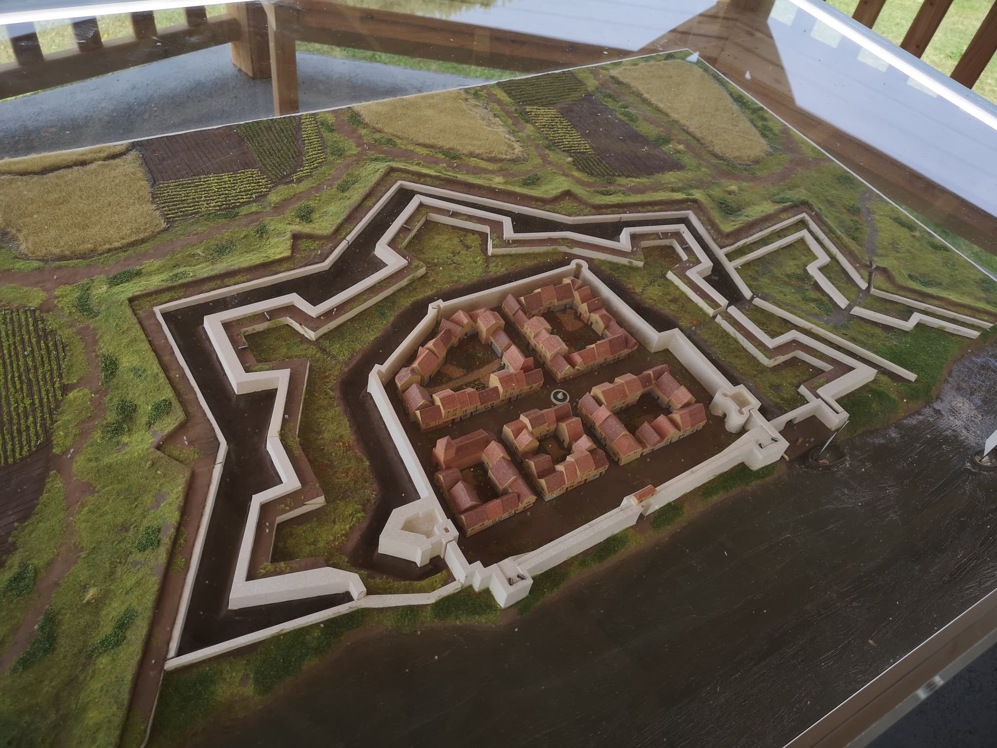 Maquette Monheurt - place forte Protestante