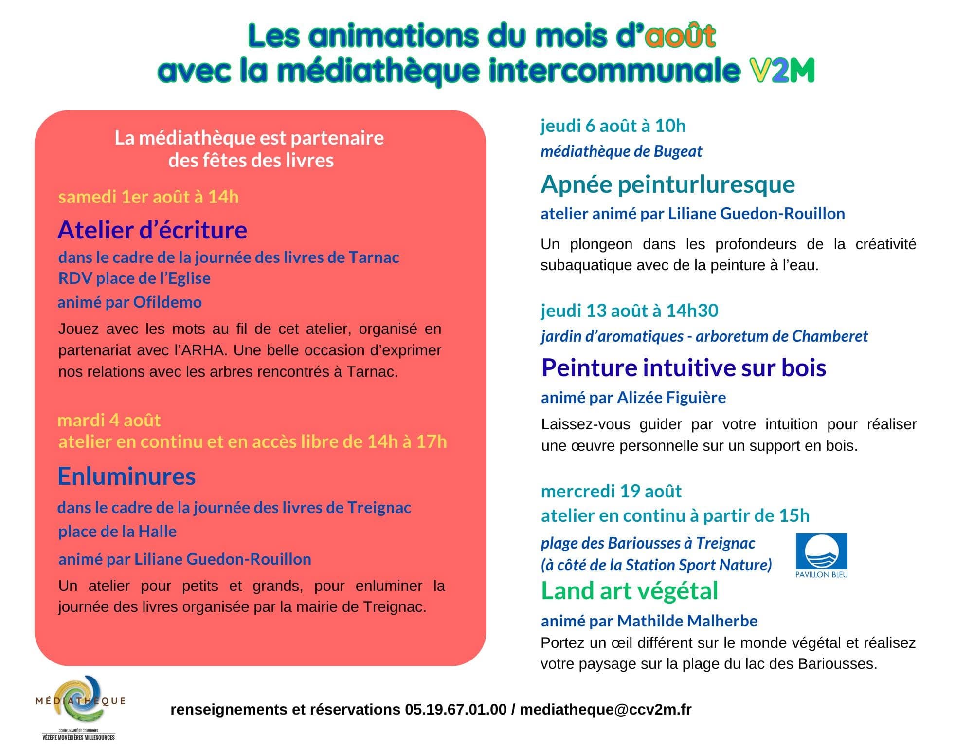 Médiathèque programme 08.2026