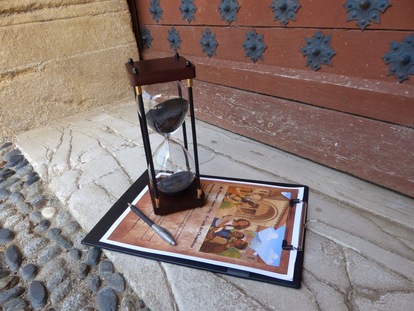 Morlaàs jeu "Mission Sainte Foy le code du chapiteau"