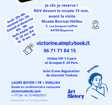Musee Bayonne flyer