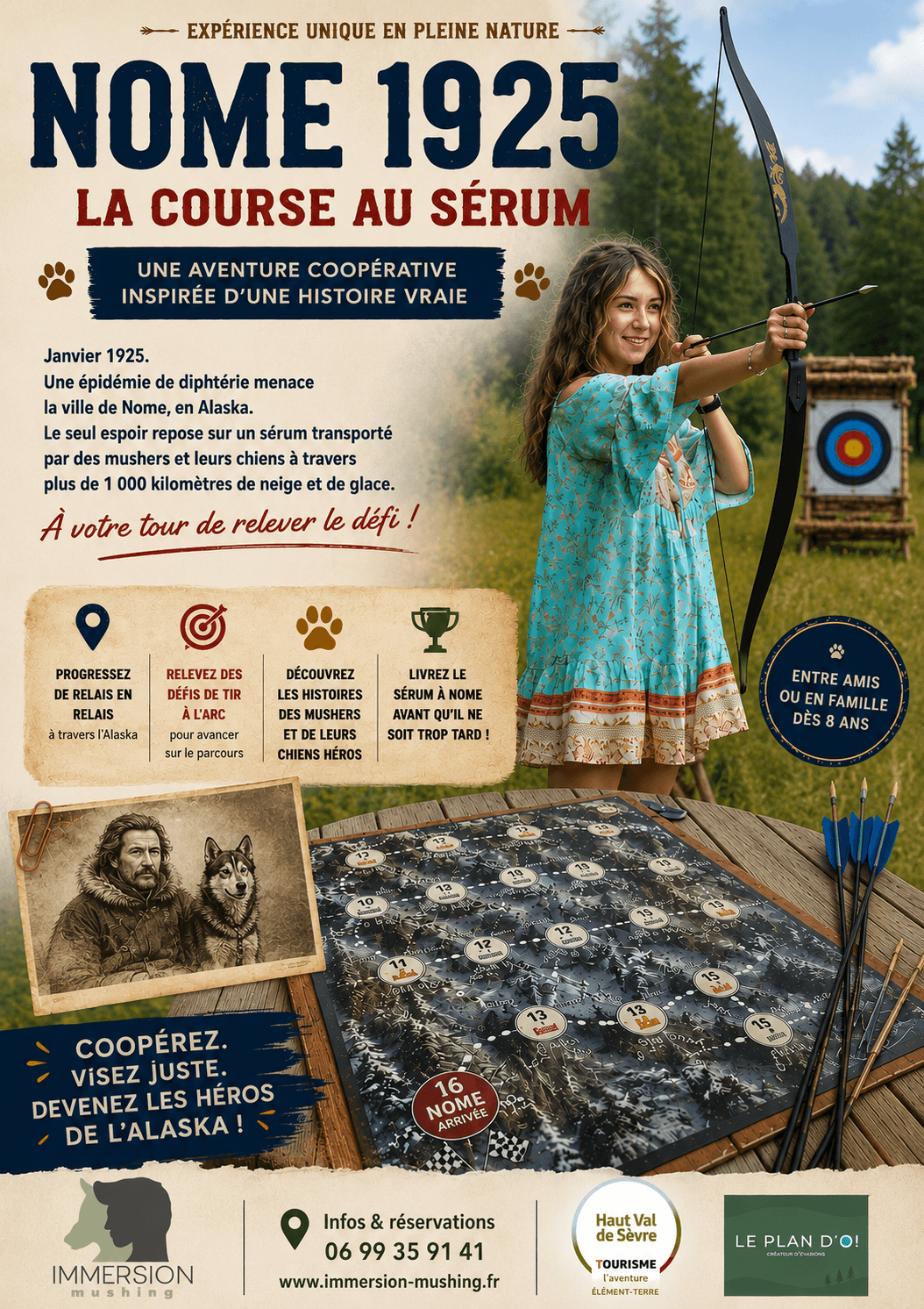 Nome 1925 - Tir à l'arc immersif