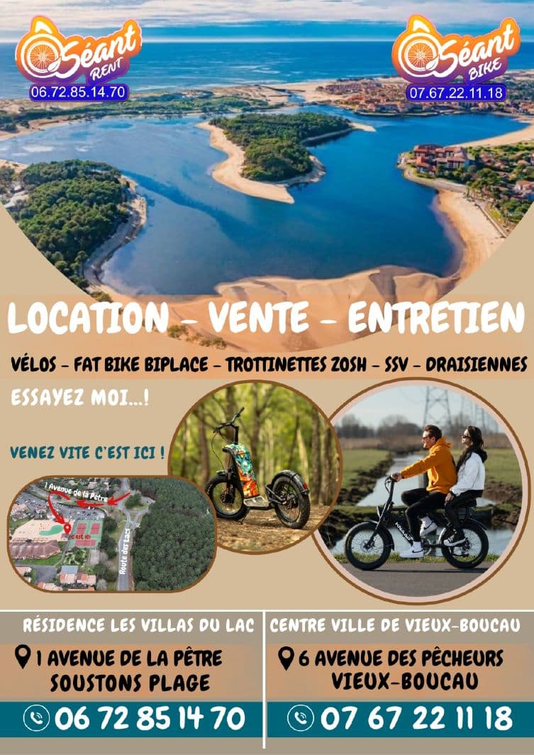 Ô Séant rent & bike_Soustons_Landes Atlantique Sud