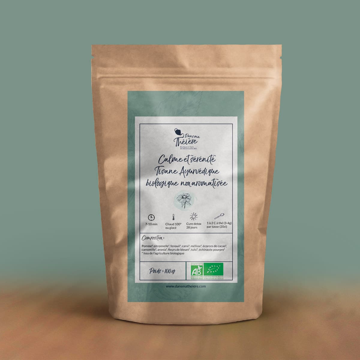 Packaging bienetre calme et sérénité