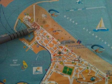 Pays Basque Hendaye Plage studio appartement 2 à 3 personnes locations de vacances bord de mer Lidwine Goélands plan Hendaye Tourisme