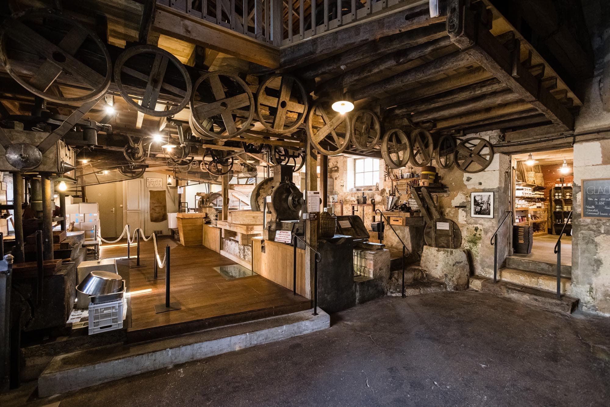 interieur Moulin de la Veyssière à Neuvic