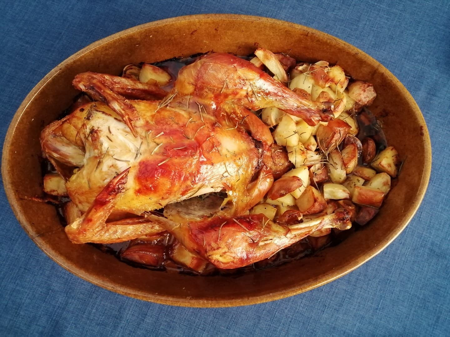 Poulet au four