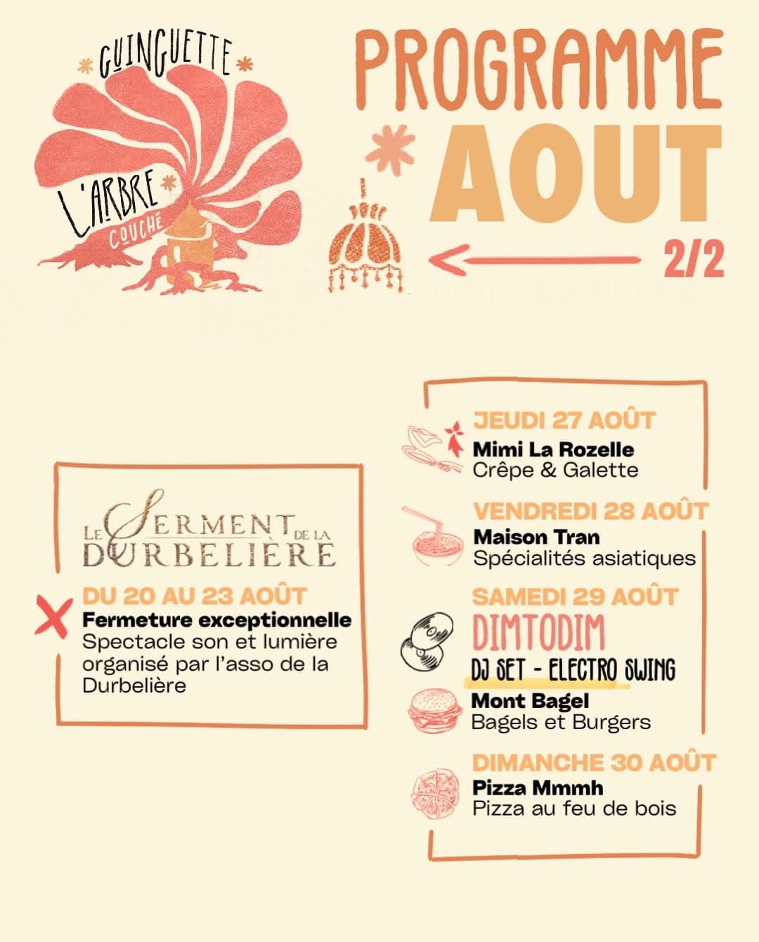 Programme août Guinguette de l'Arbre Couché 2