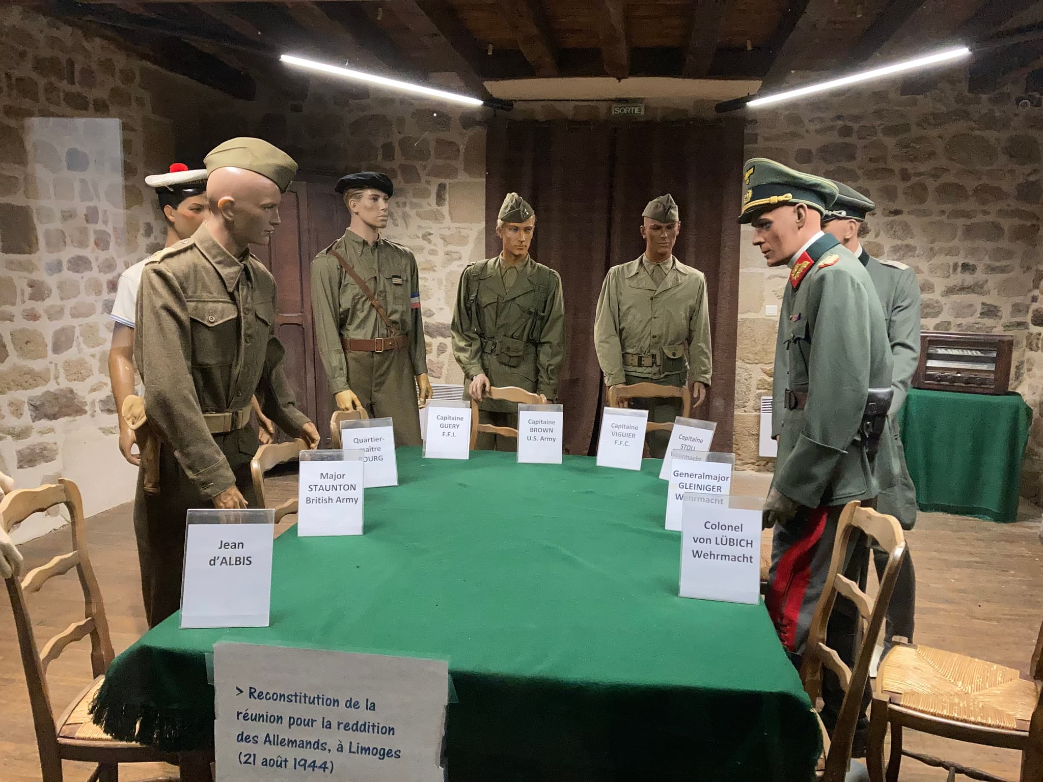 Reconstution de la reddition des Allemands à Limoges