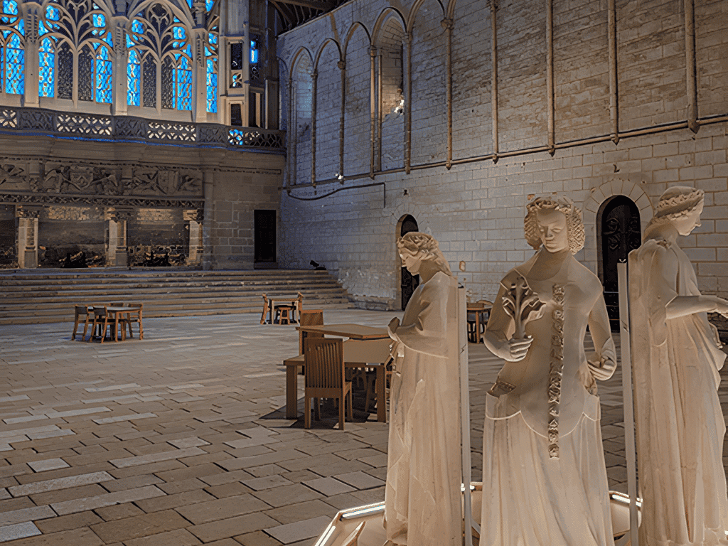 Les statues de l'Aula
