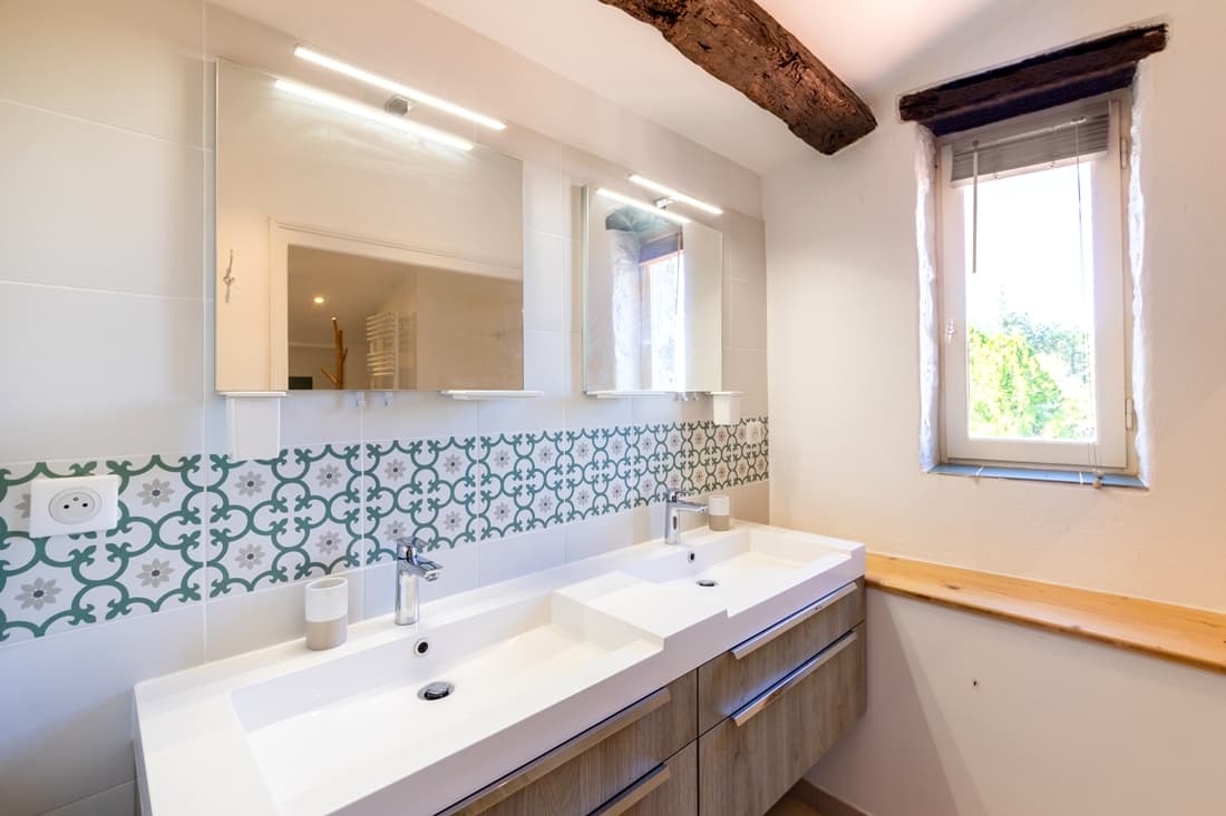 Salle de bain Verte 1