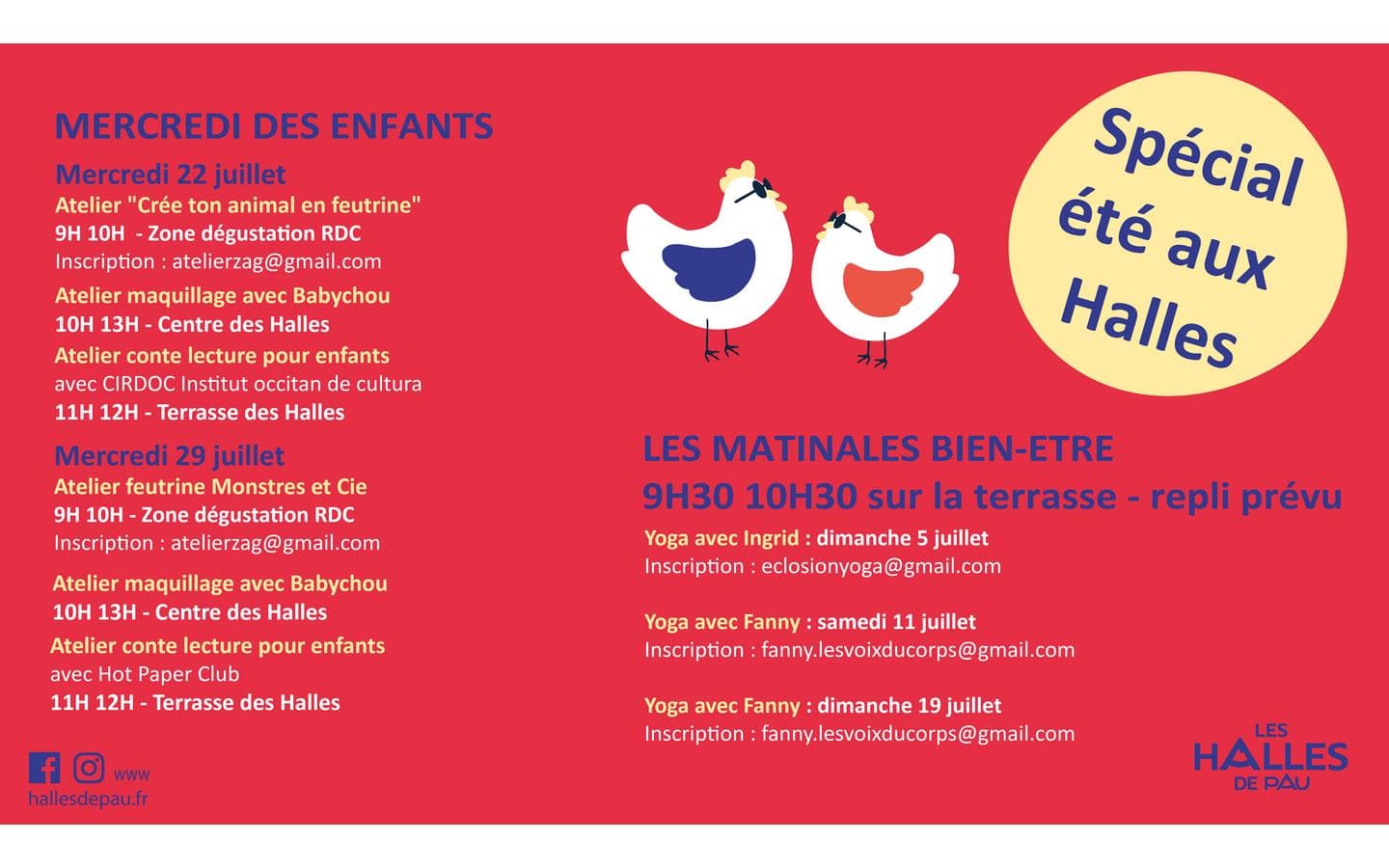 Spécial été Halles