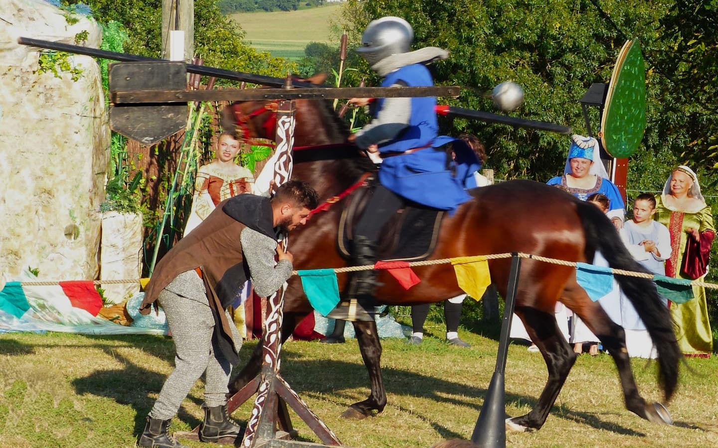 Spectacle historique chateau de Bidache 2025- 6