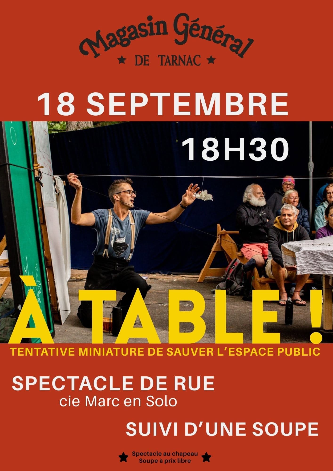 TARNAC Spectacle de rue 18.09.2026