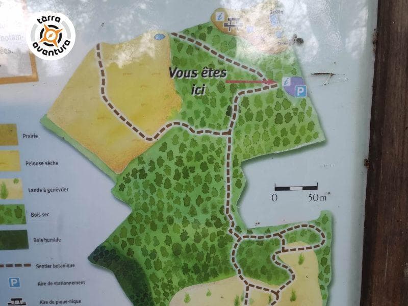 Terra Auros panneau sentier