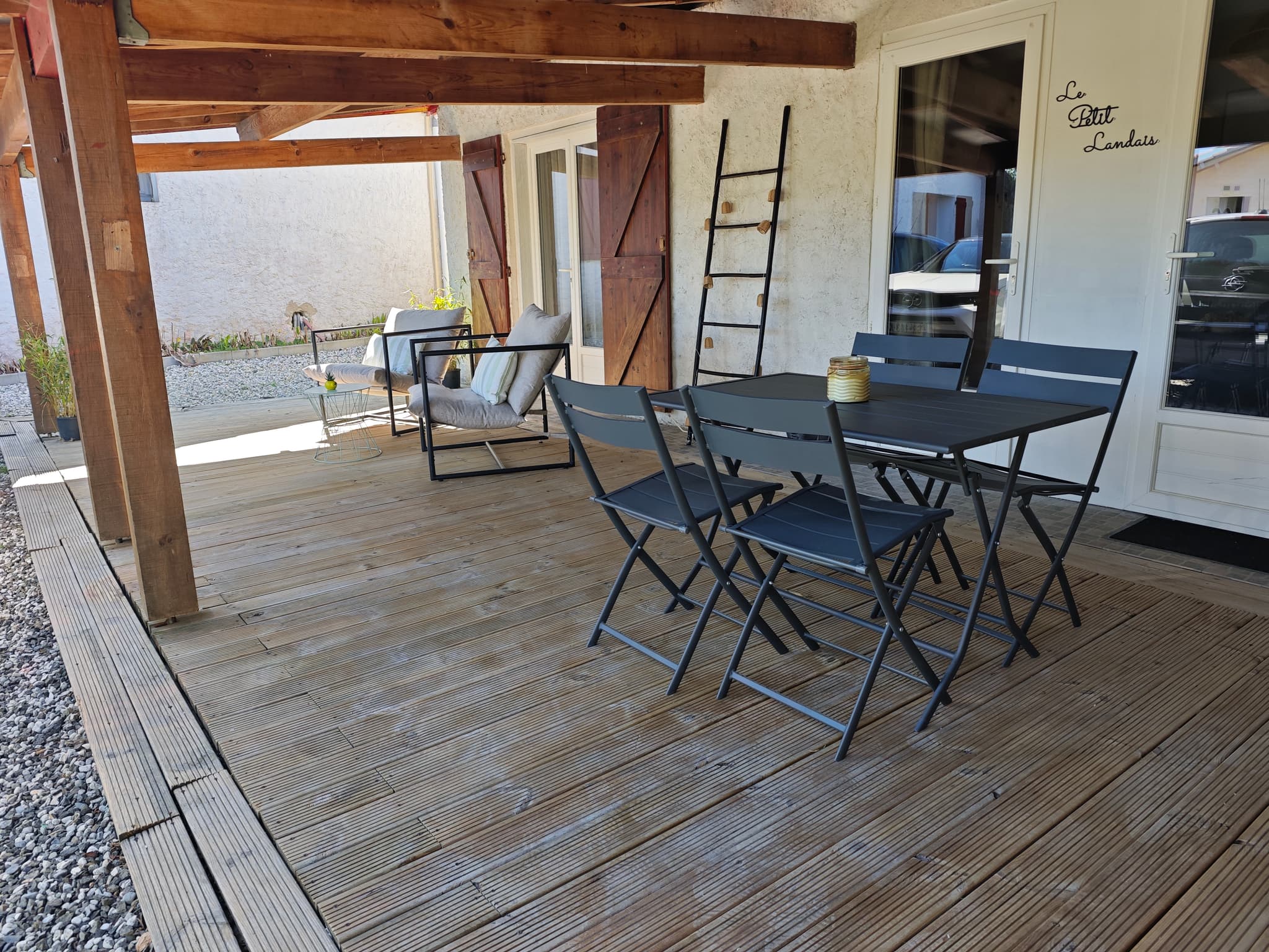 Terrasse Le Petit Landais ©Blond