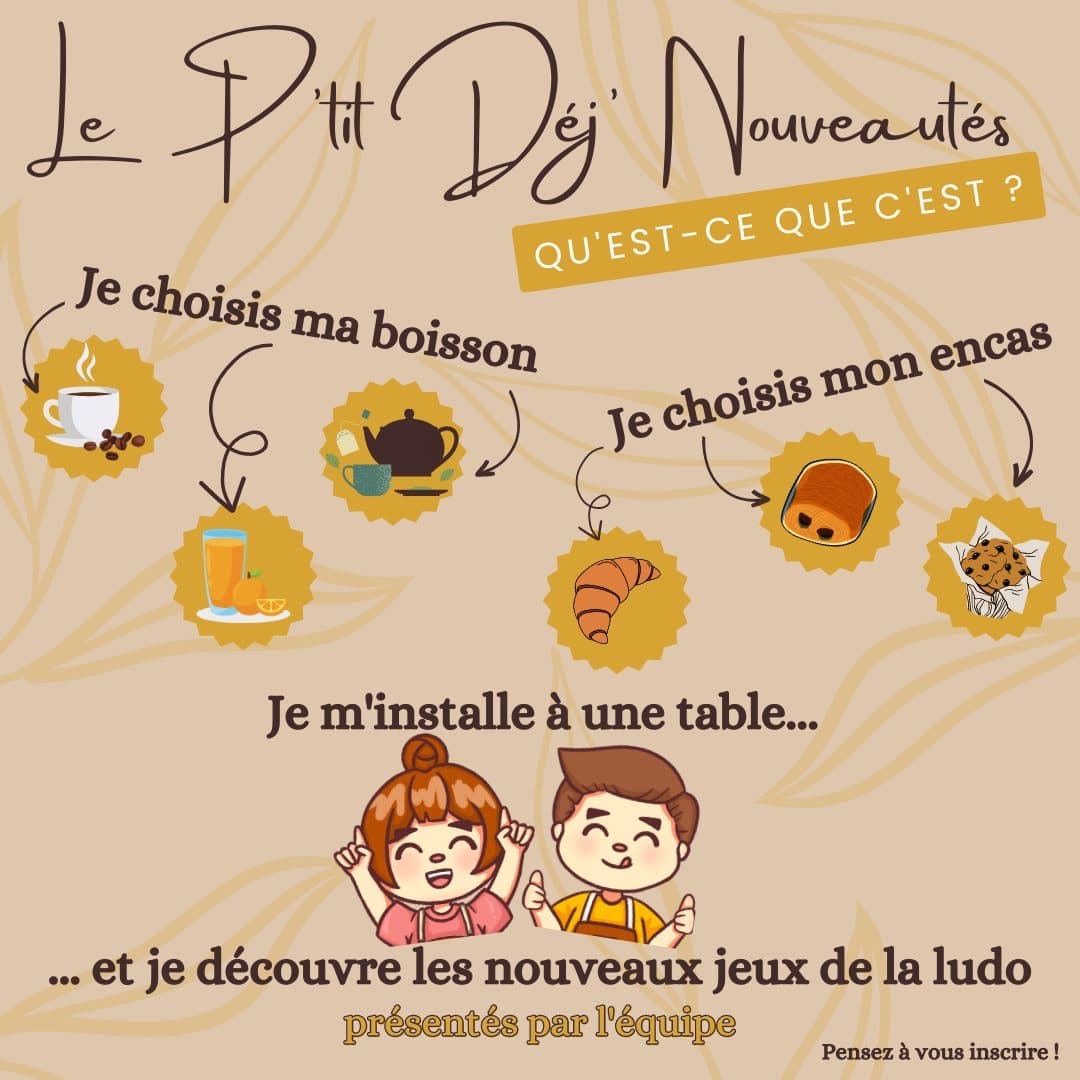 Thèze P'tit Déj' Nouveautés à la ludothèque