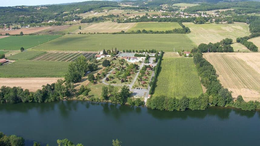 VUE AERIENNE AVEC LE LOT
