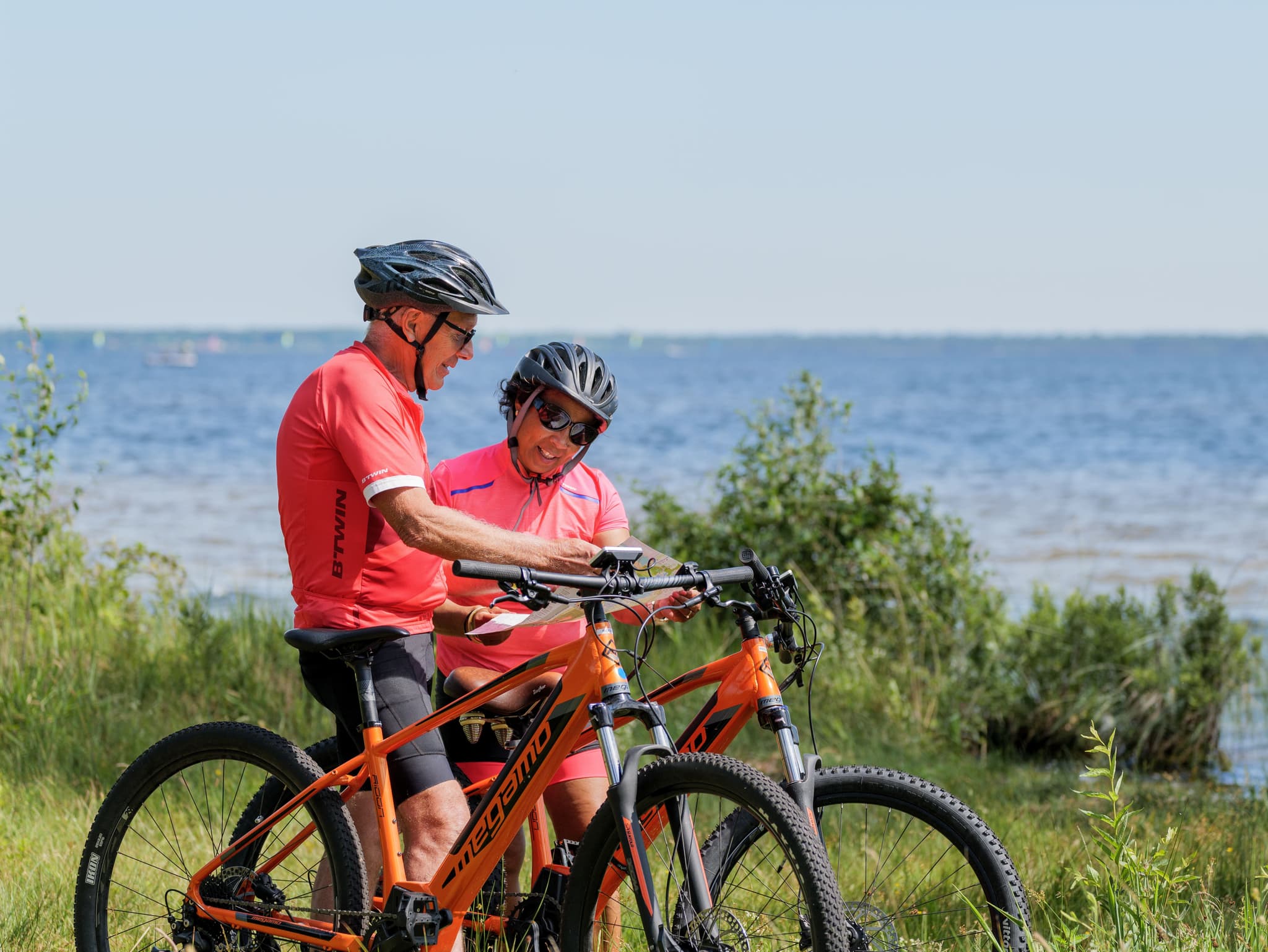 Vélo vtt couple