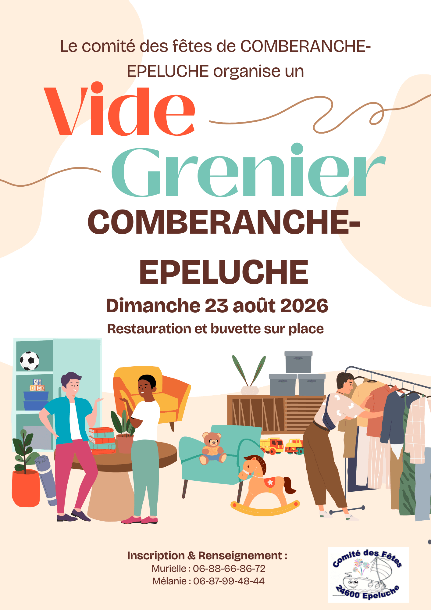 Vide grenier fête comberanche