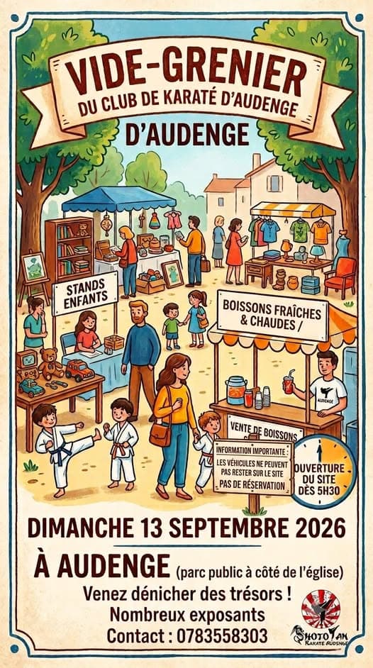 Vide grenier karaté