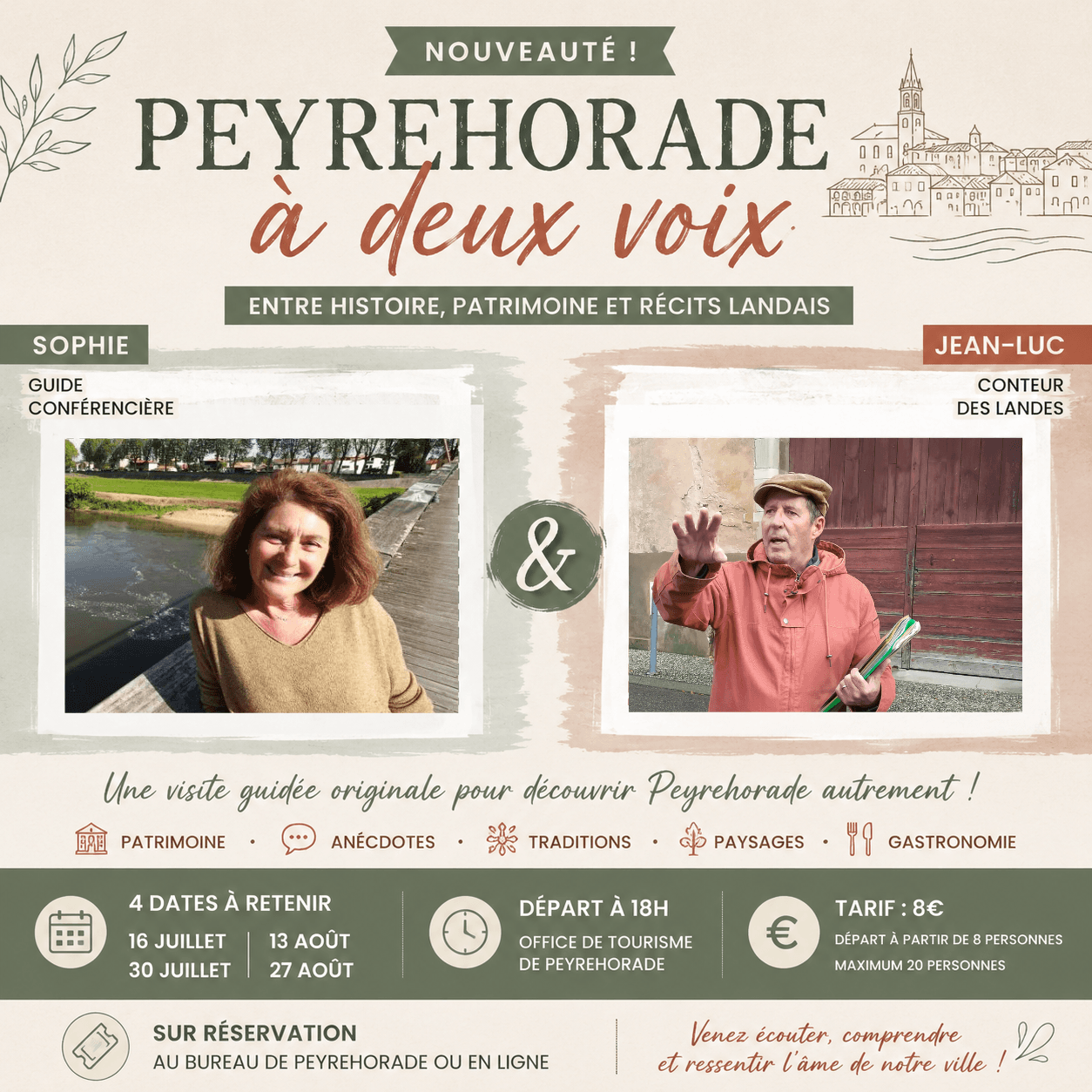 Visites coeur de ville Peyrehorade - 1