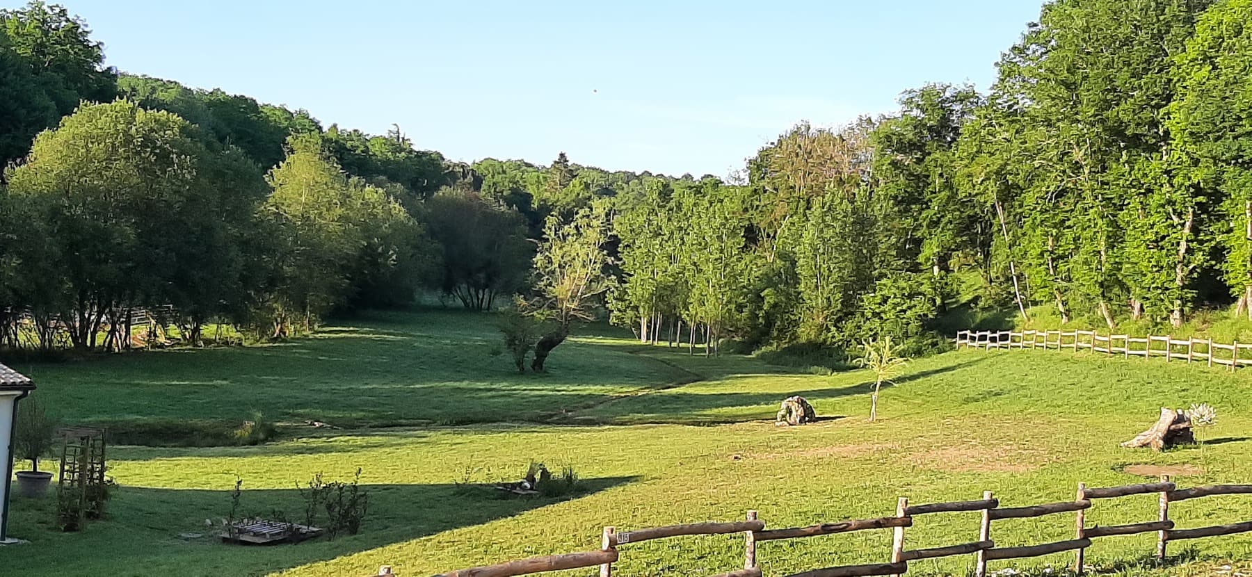 Vue du terrain